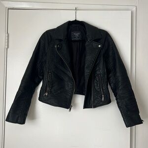 Abercrombie & Fitch Vegan Leather Jacket